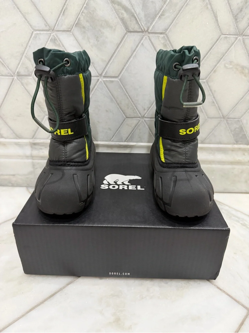 Size 9 Toddler SOREL Warm Winter Flurry Snow Boots
